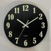Wall-Mounted Luminous Wooden Silent Clock: Creative and Decorative for Living Room