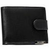 Men's Leather Wallet RM-02L-BDF-BL-9984 Black