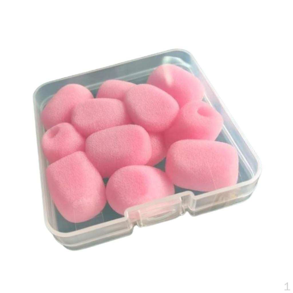 12 Pieces Windscreen Mic Cover Protection Versatile Reusable Comfortable Accessory Convenient Sponge
