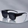 Polarized Sunglasses Cover Over Myopia Prescription Glasses Portable Non-polarized Glasses