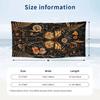 Butterfly Flowers Garden Theme Quick Dry Beach Towel Custom Name Text Print Large Sand Resistant Towel Beach Vacation