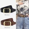 Genuine Leather Belt With Alloy Pin Buckle Women Korean Style Casual Waistband In Black Brown Beige Khaki 2-4cm Wide Sweet