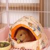 Semi Closed Hamster Warm Nest Thickened Rabbit Sleeping Nest  for Hedgehog Chinchilla