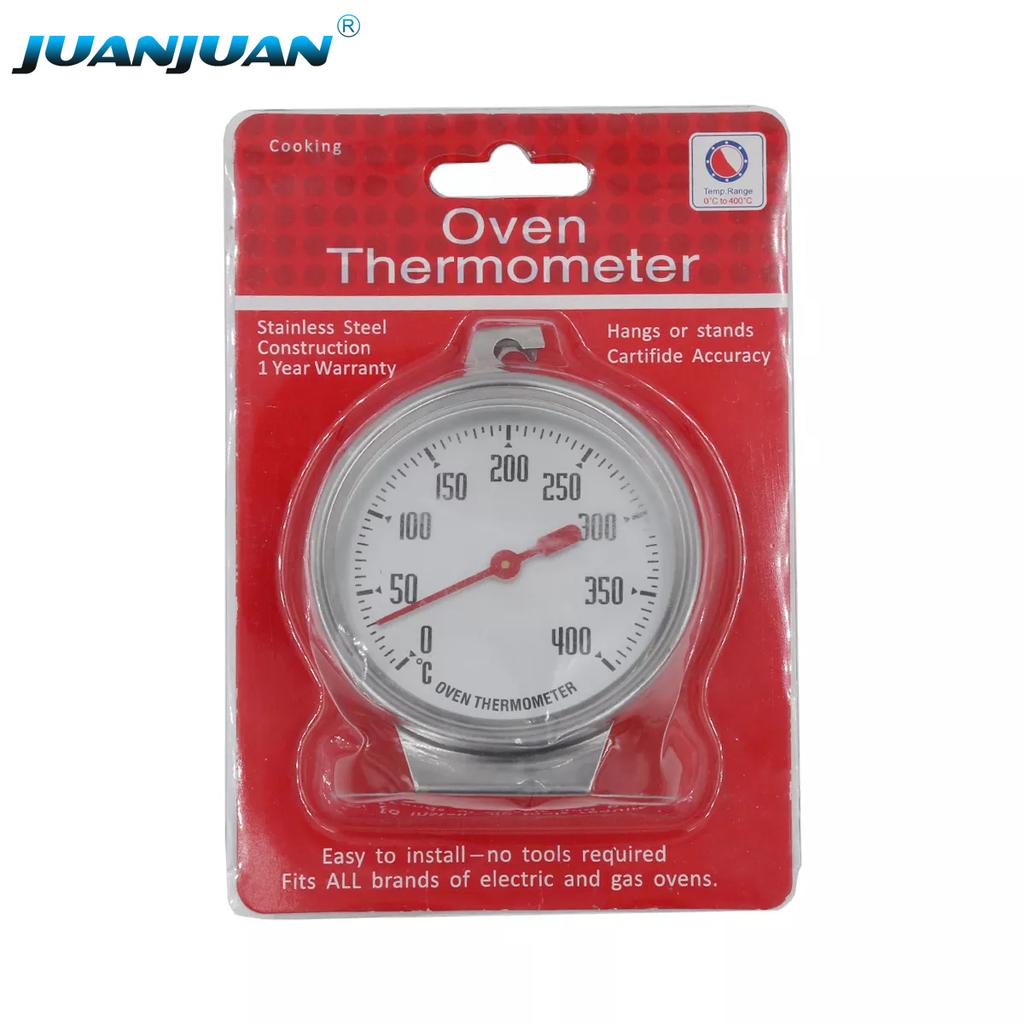 Stainless Steel Oven Thermometer 50-300 Degree 0-400℃ Food Temp Tester BBQ Thermometer Household Temp Test Tool for Kitchen