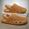 Outdoor Men Leather Sandals for Men Beach Shoes Roman Mens Shoes