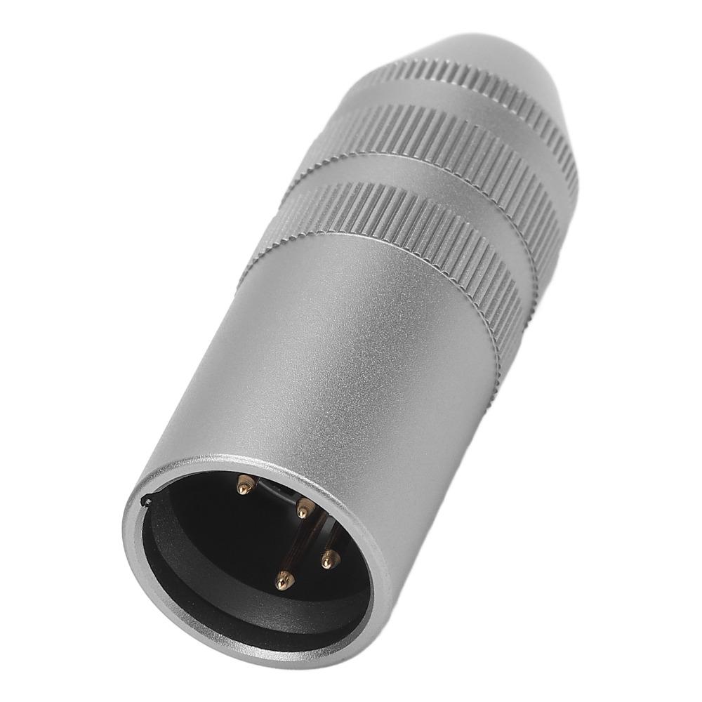 Plug and Play 4Pin XLR Male to 4.4mm Balanced Female Adapter Portable Audio Adapter  Active Speaker