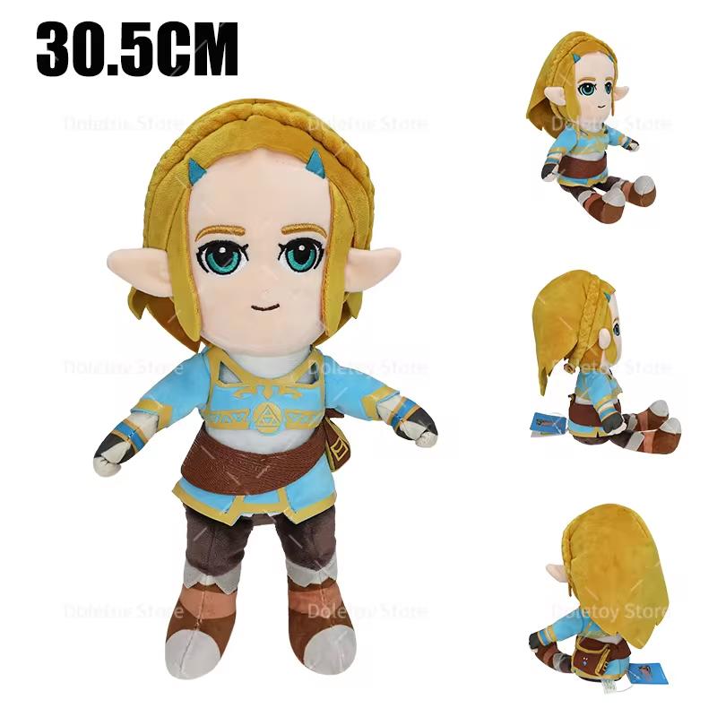 Zelda Breath of the Wild Plush Toys Link Bokoblin Korok Princess Zelda Sand Seal Pillow Soft Stuffed Animal Kids Gift