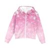 Children's Fashion Christmas Printed Long Sleeved Hooded Sweatshirt, Girls' Hoodie Jacket