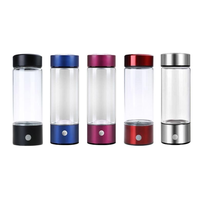 Convenient 420ml Water Glasses Hydrogen Water Bottles Hydrogen Water Generator Electric Hydrogens Rich Water Generator Cup
