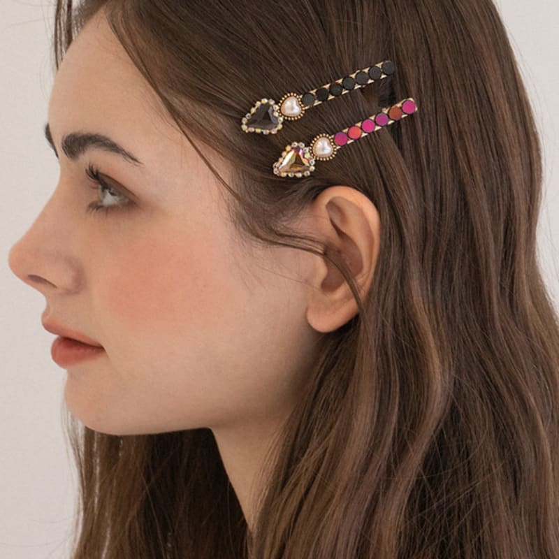 

GETMEBLING Crystal Pearl Tongs Pin GOLD (H243-gl)