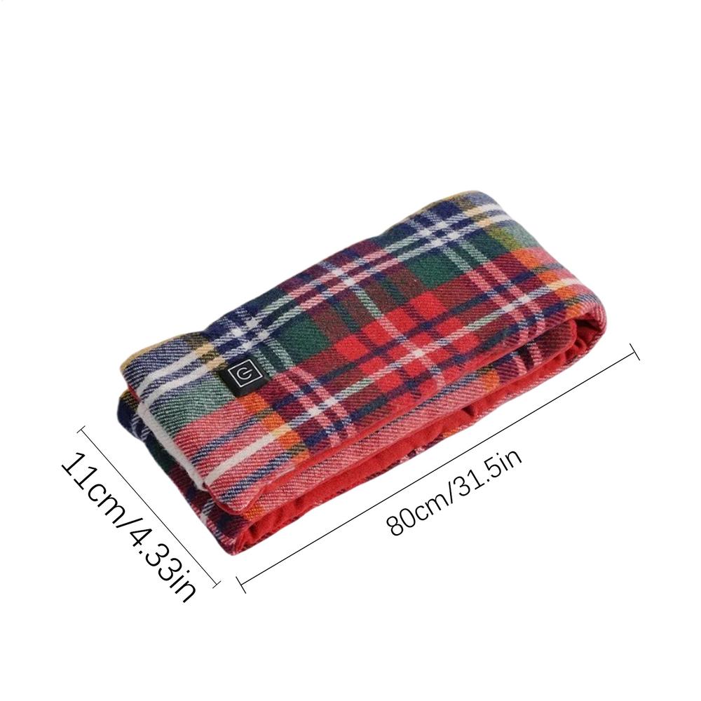 

Heating Scarf Versatile Temperature Control Scarf Rechargeable Scarf with 3 Heat Settings Waterproof Neck for Christmas