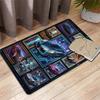 Futuristic Car Gallery Pattern Rug Floor Mat for Living Room or Bedroom Soft and Comfortable Carpet a Gift for Birthday and Holiday.