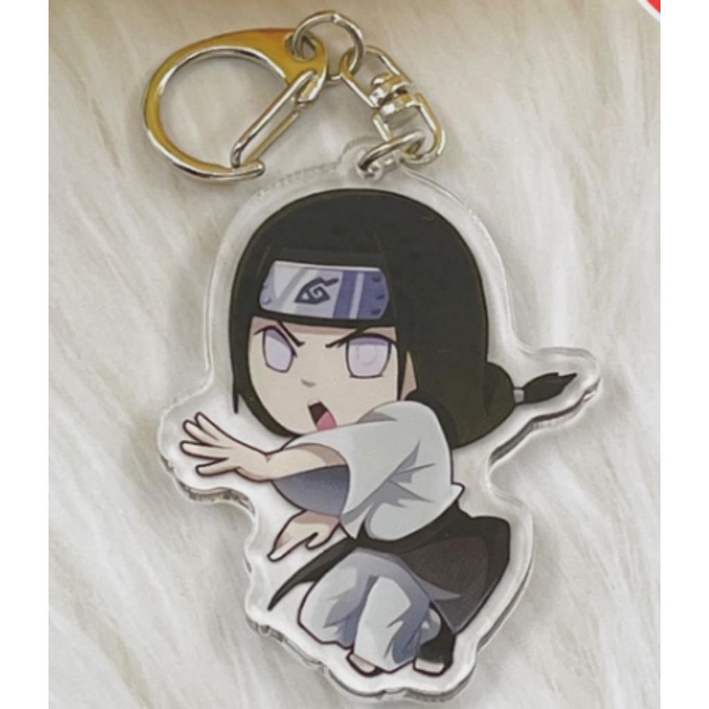 Anime Naruto Acrylic Keychain Accessaries Uzumaki Naruto Cartoon Keyring