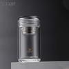 Elegant 230ML Double-Layer Borosilicate Glass Tea Cup with Infuser