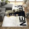 Ac Milan Soccer Action Area Rug Design for Entryway Decorate Room Kitchen Study Room Antislip Carpet Office Home Decor