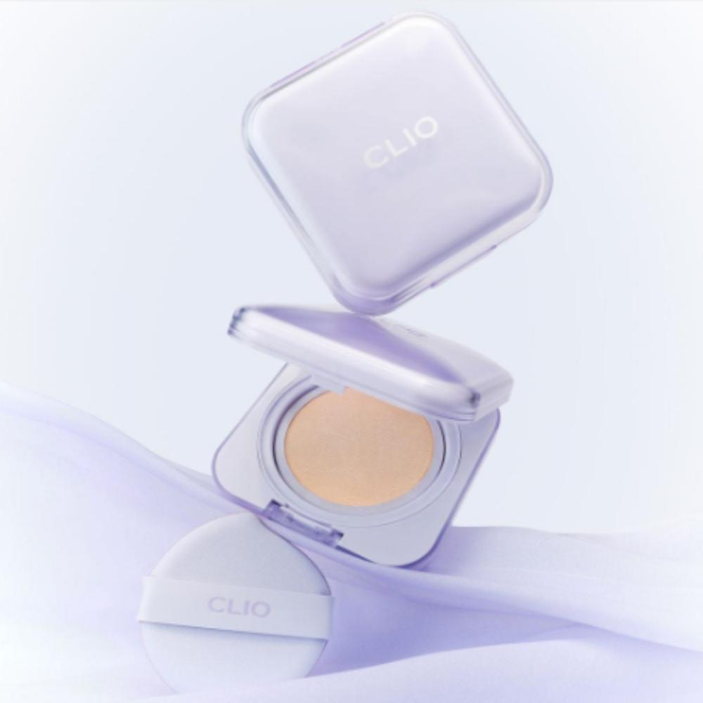Clio Kill Cover Mesh Blur Cushion — Set Cushion Copri-Pori Soft-Blur SPF40 PA++ (15g × 2)