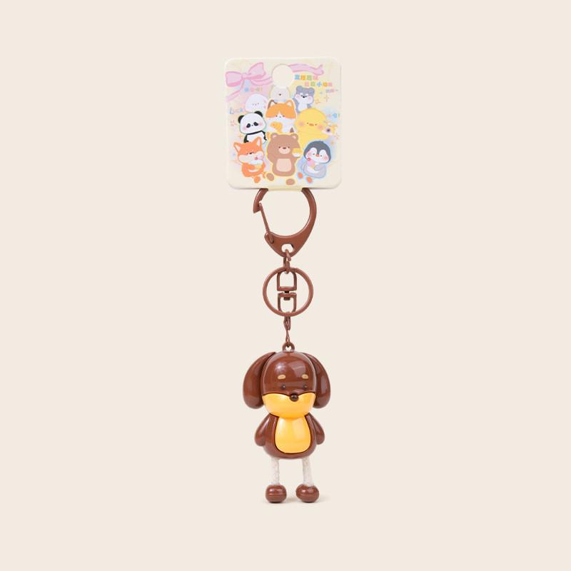 Foot The Pull Cat Frog Panda Dog Bear Keychain Animal Pendant Decoration Gift