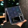 Laser Heart Transparent Cover Funda For Samsung Galaxy Z Flip7 6 Luxury Aurora Case For Samsung Z Flip 5 Zflip4 3 Soft TPU Cases