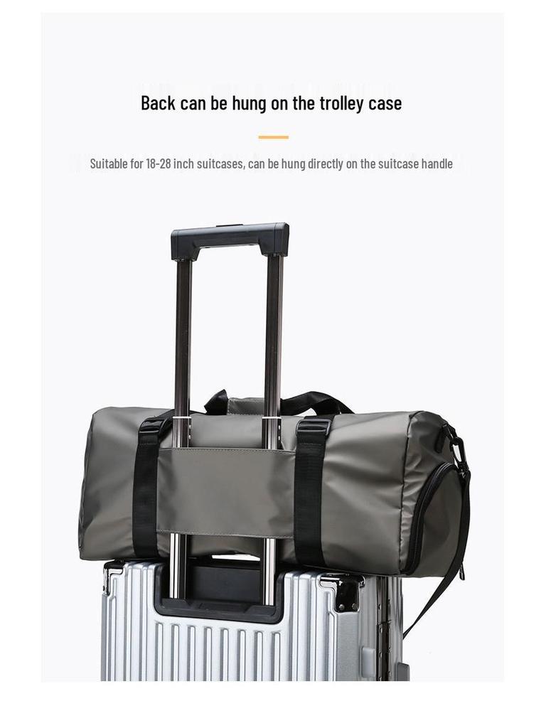 Men's Trendy Fitness Bag: Wet/Dry Separation, Large-Capacity, Handheld Sports & Travel Bag