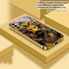 Zhenshan Spirit Beast For Samsung A73 A72 A71 A42 A56 A55 A54 A53 A52s A52 A51 A36 A35 A34 A33 A32 16 14 Golden glass phone case