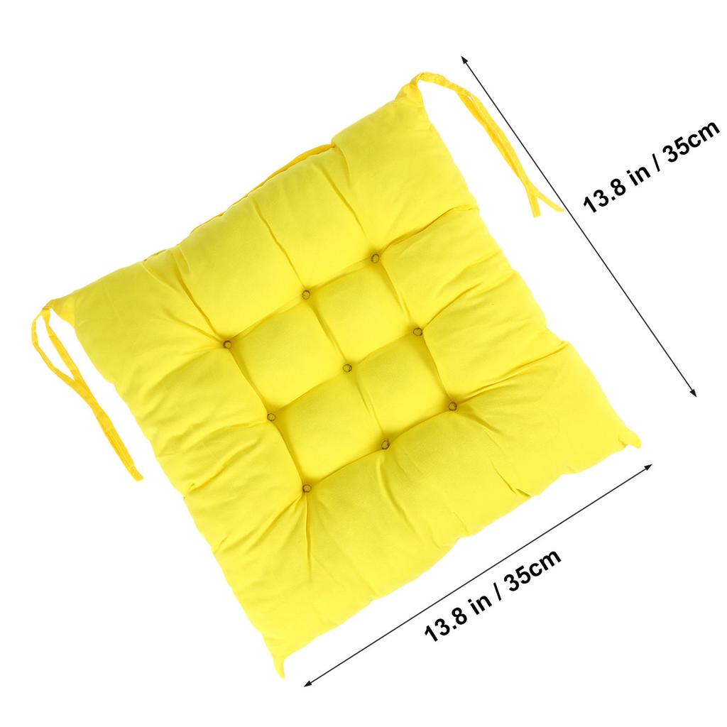 Sanding Seat Cushion Pad Soft Comfortable Non-Slip Modern Home Office Living Room Bedroom Decor 40x40x5cm Light Green