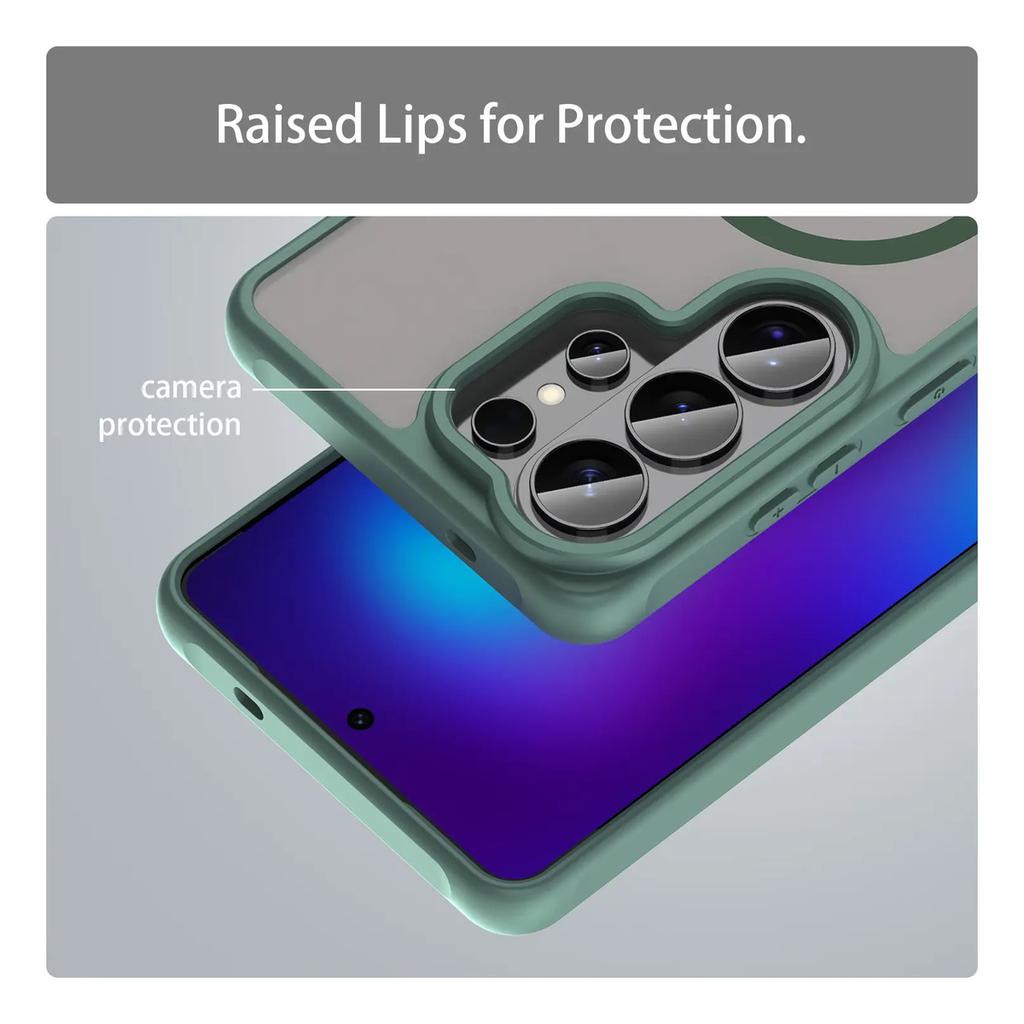 Phone Case For Samsung Galaxy S26 Ultra,strong Magnetic Shockproof Hybrid Phone Cover for Samsung Galaxy S26 Ultra