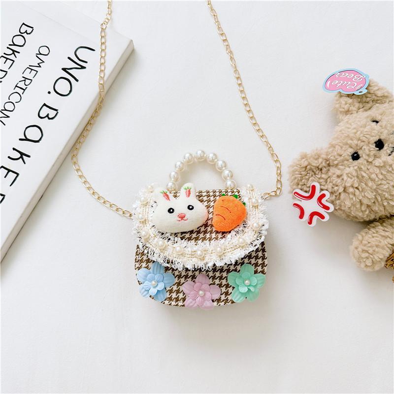 Trendy Kids Shoulder Bag Adorned With Chic Beads Ideal For Everyday Use