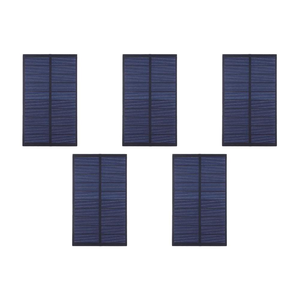 1.5W 5V Solar Panel Kit Phone Power Bank Mini Solar Charging Panel Photovoltaic Cells for 3.6-5V Tablet Panel Solar /Lights