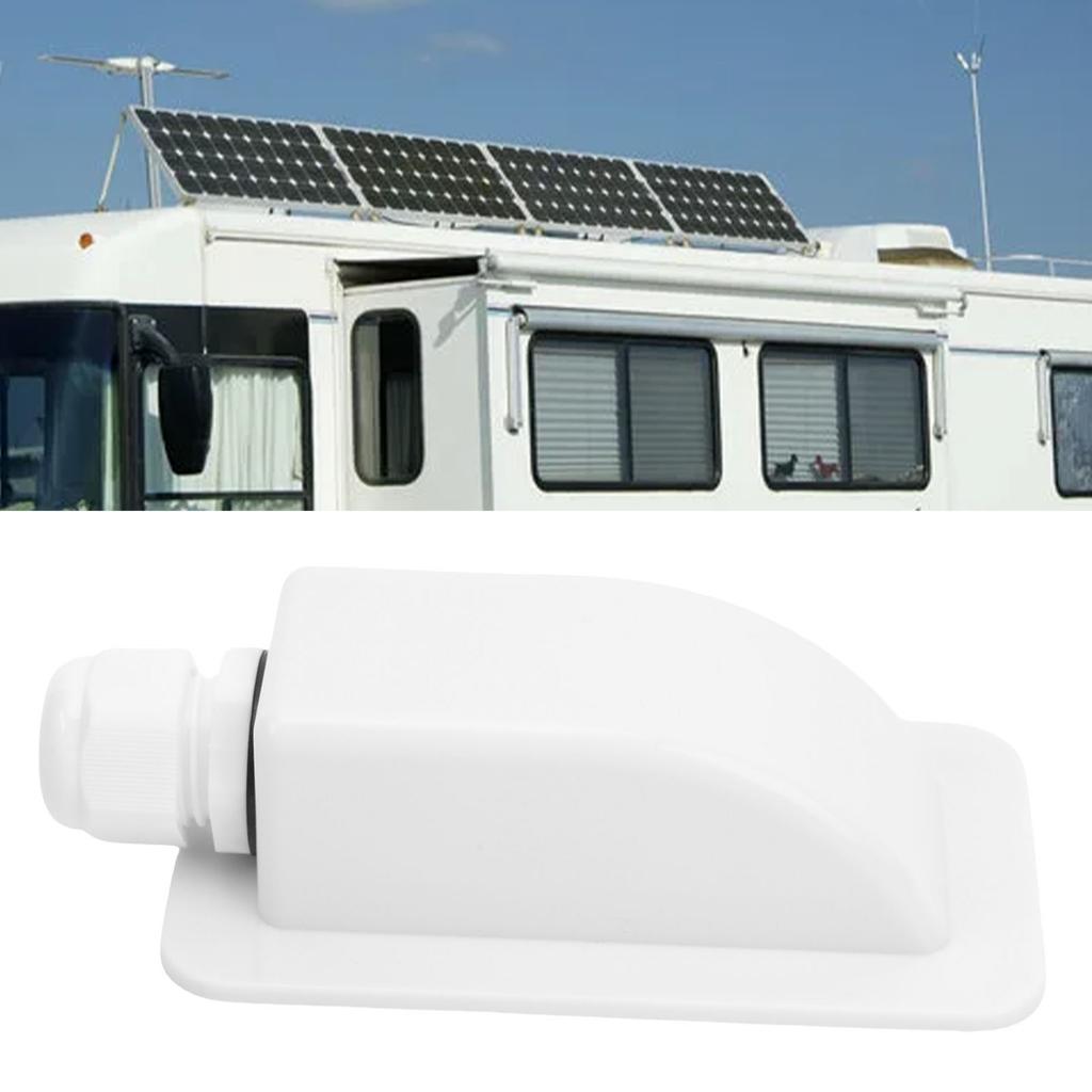 Solární Jednoduchá Průchodka pro Vstup Kabelu Střešní Rozvodná Krabička pro Solární Panely Karavan Loď Vodotěsná Průchodka pro Všechny Typy Kabelů 6 mm² až 12 mm²