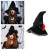 Vampires Halloween Hats Stage Performances Hat Multifunctional Witch Hat Adult Suitable for Youth and Party Enthusiasts
