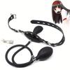 1pc BDSM Alternative Sex Toys, Inflatable Mouth Plug, Liquid Silicone Mouth Gag, Mask, Restraint, Queen's Training Adult Products