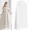 Long Anti-Dust Breathable Garment Bags with Zip Wedding Dust Cover  for Wedding Dresses
