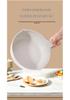 Creative Wooden Handle Maifan Stone Deep Frying Pan - Portable, High-Appearance Kitchen Flat Pan