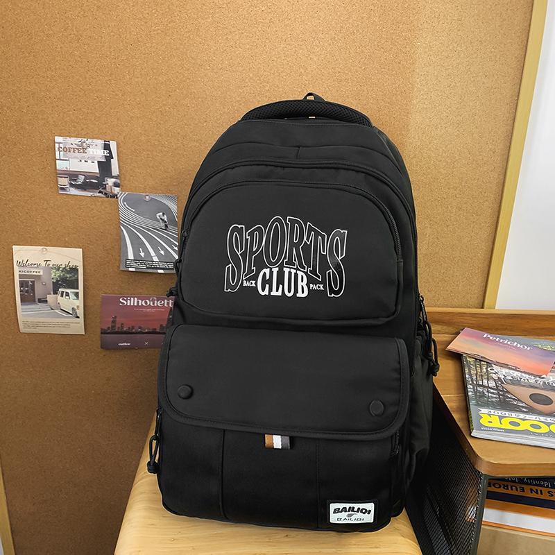 Sports Backpack Large Capacity Multifunctional Wear-resistant Water-repellent Student Travel Schoolbag