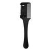 Hair Cutting Comb Black Handle Hair Brushes with Razor Blades Barber Scissors Hair Salon Thinning Hairdressing DIY Styling Tools