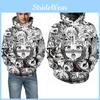 Ahegao Anime Gesicht Hoodie und Hose Kreativer 3D-Druck Jogginganzug für Männer und Frauen