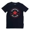Tee-Shirt Enfant - Converse - SS Printed CTP - Bleu/Rouge - 100% Coton - Manches Courtes
