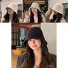 Solid Color Bucket Hat For Women Winter Korean Style Warm Sun Protection Cap For Casual Fashion
