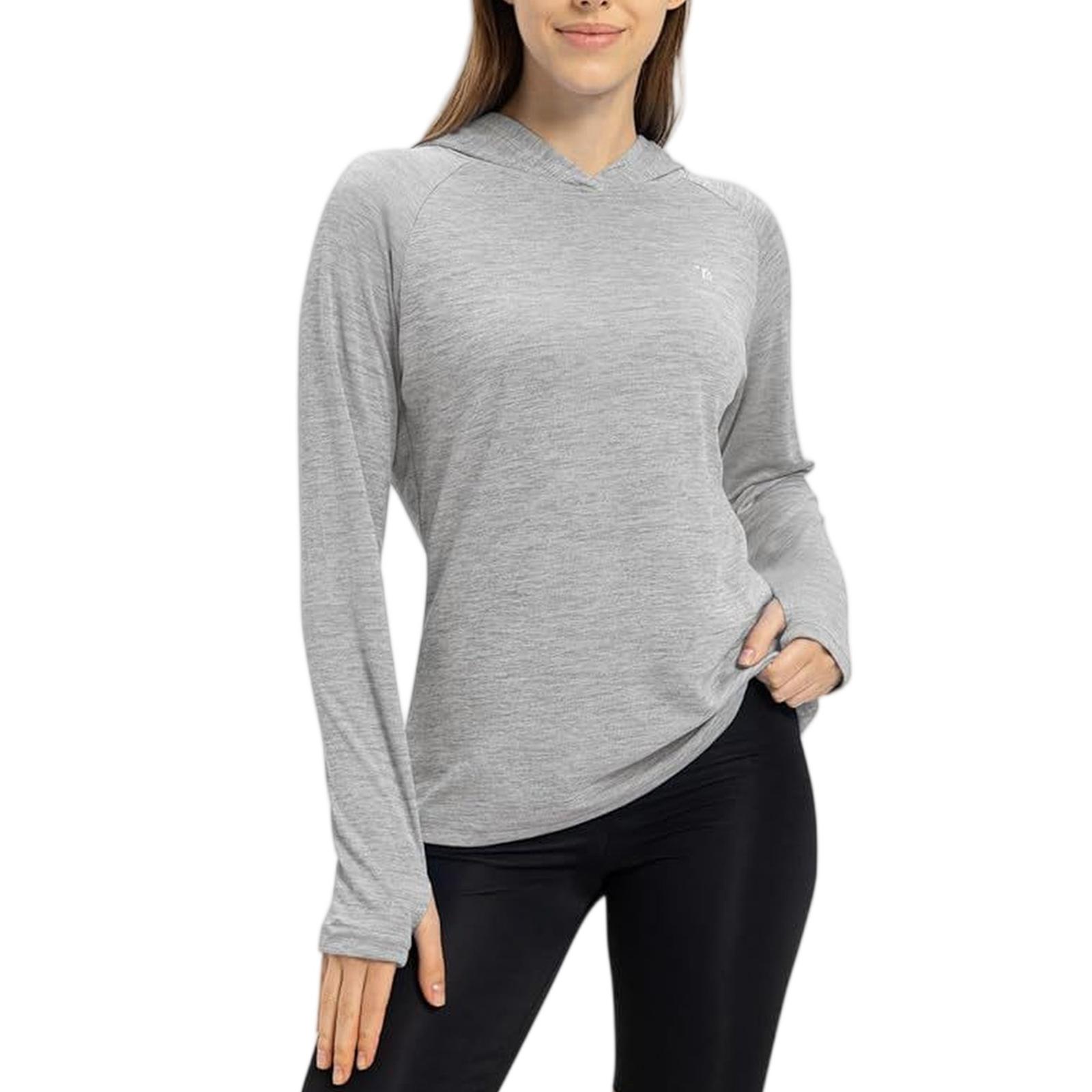 

Long Sleeve Lightweight Pullover Hoodie for Women with Relaxed Fit and Breathable Fabric for Everyday Wear M