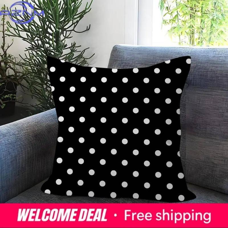 Fashion Polka Dot Figure Pillow Cover Design Cushion Cover Decor Holiday Decorati