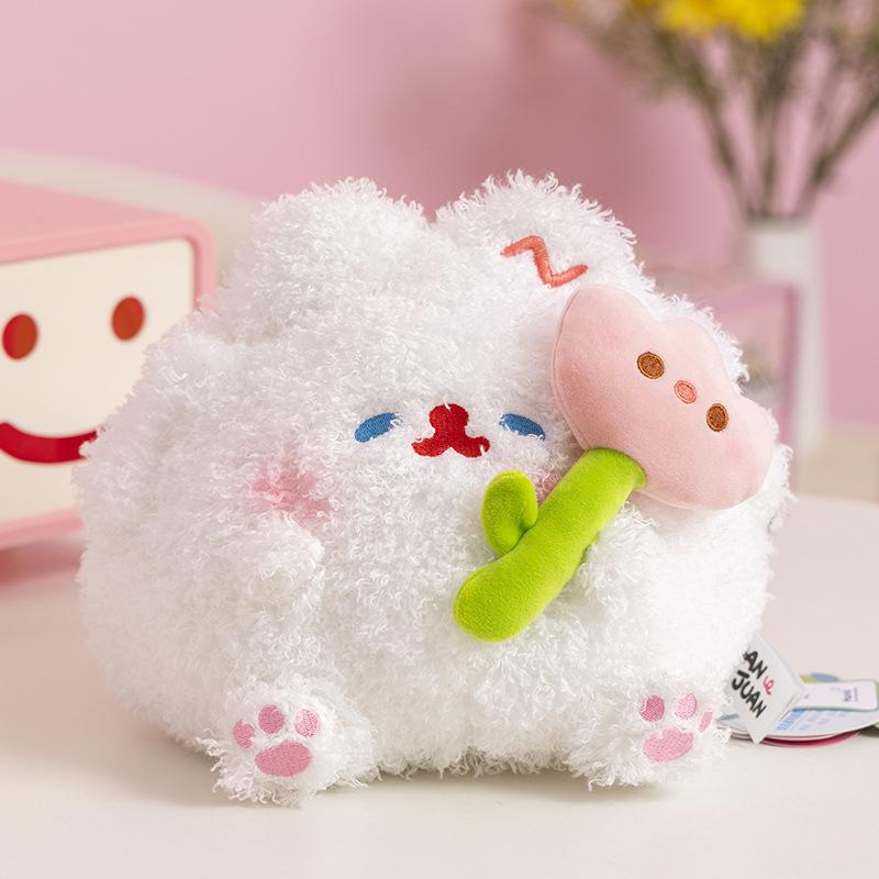 

Plush Childrens Toys Cat Cute Dolls Pp Cotton Suitable For Giving Away Soft Sitting Tulip,20cm/7.87in