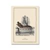 Lustige Badezimmer Toilette Dekoration Leinwand Malerei Tier Badewanne Poster Bär Krake Pinguin Schimpanse Retro Wand Bild Kunst