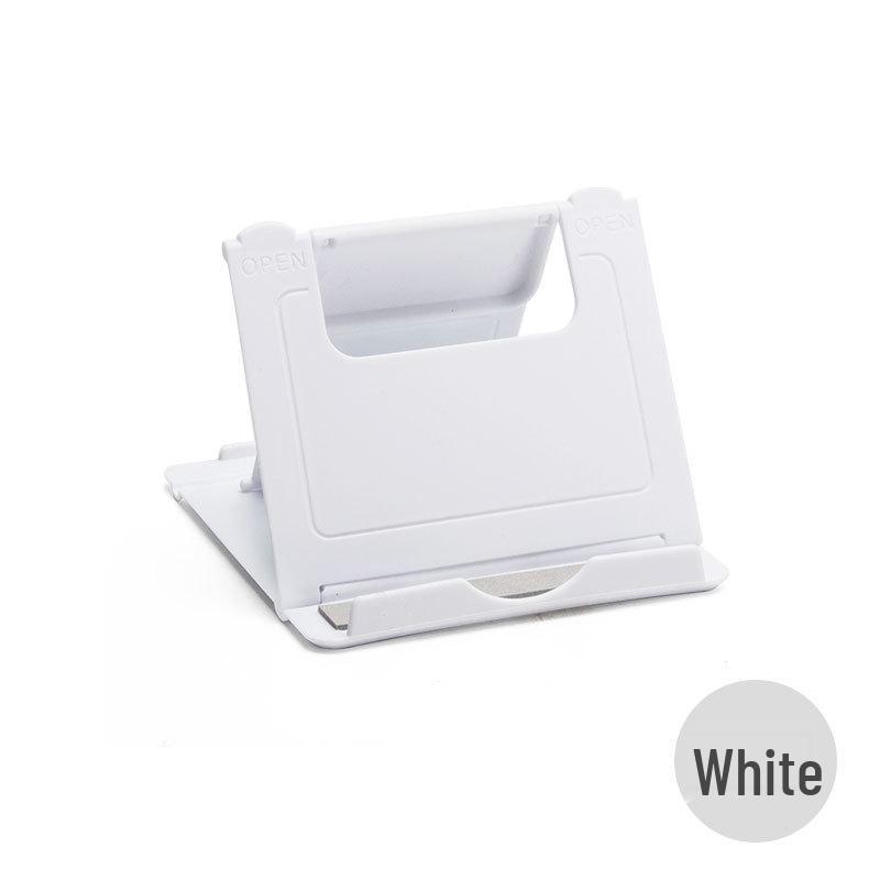 

Adjustable Desktop Mobile Phone & Tablet Stand - Foldable with Custom Logo Options Bare білий