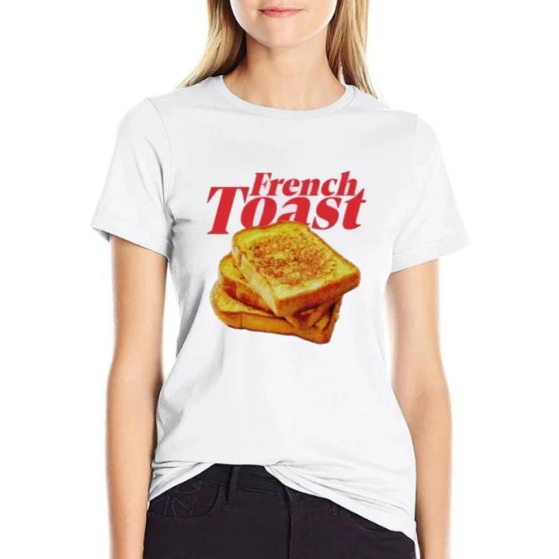 French toast graphic Tshirt casual retro breakfast Tshirt trendy streetwear top cute food TshirtUnisexs fashion clothingY2K
