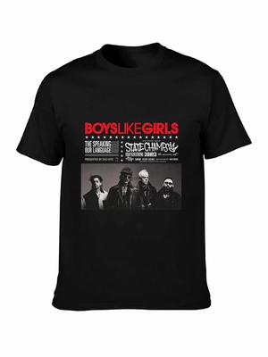 Boys Like Girls Live im Konzert T-Shirt Boys Like Girls Band T-Shirt Boys Like Girls The Speaking Our Language Tour 2023 T-Shirt
