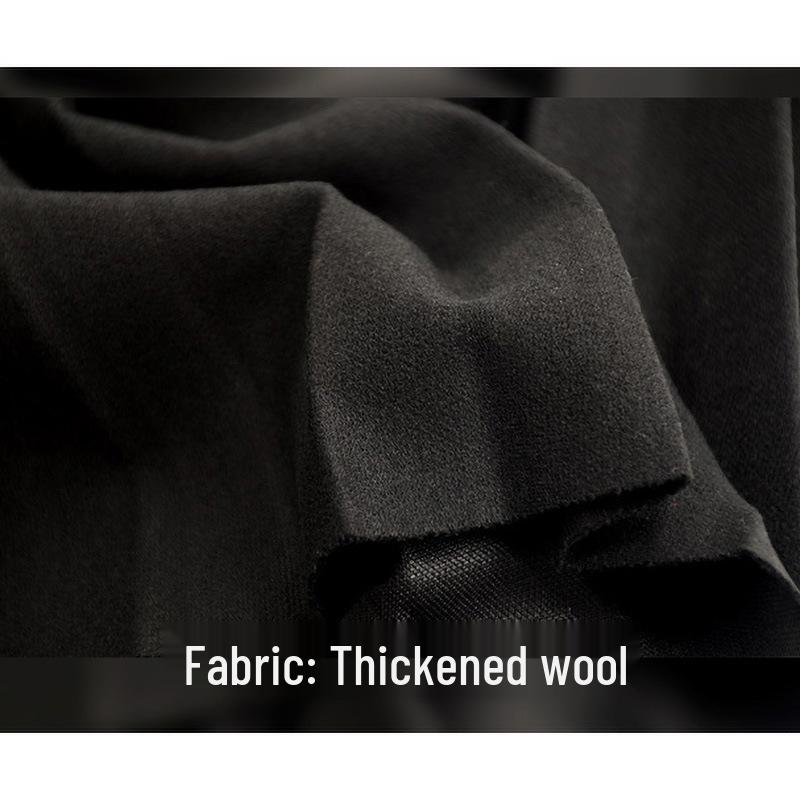2023 New Wool Blend A-Line Midi Skirt: Pleated, Solid Color, Slimming, Great Drape for Autumn & Winter