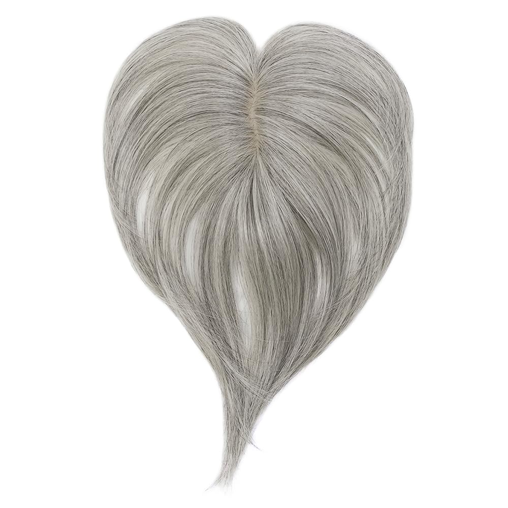

Парик для скрытия седины, пробор, светло-серый парик, тип,