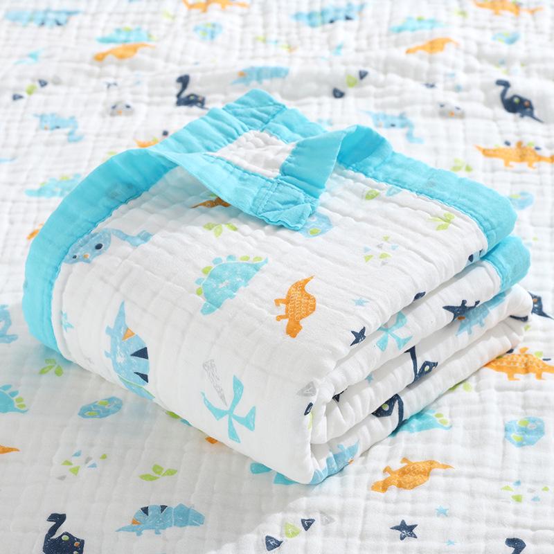 Baby Six-Layer Gauze Cotton Towel & Quilt – Spring/Summer Toddler Blanket