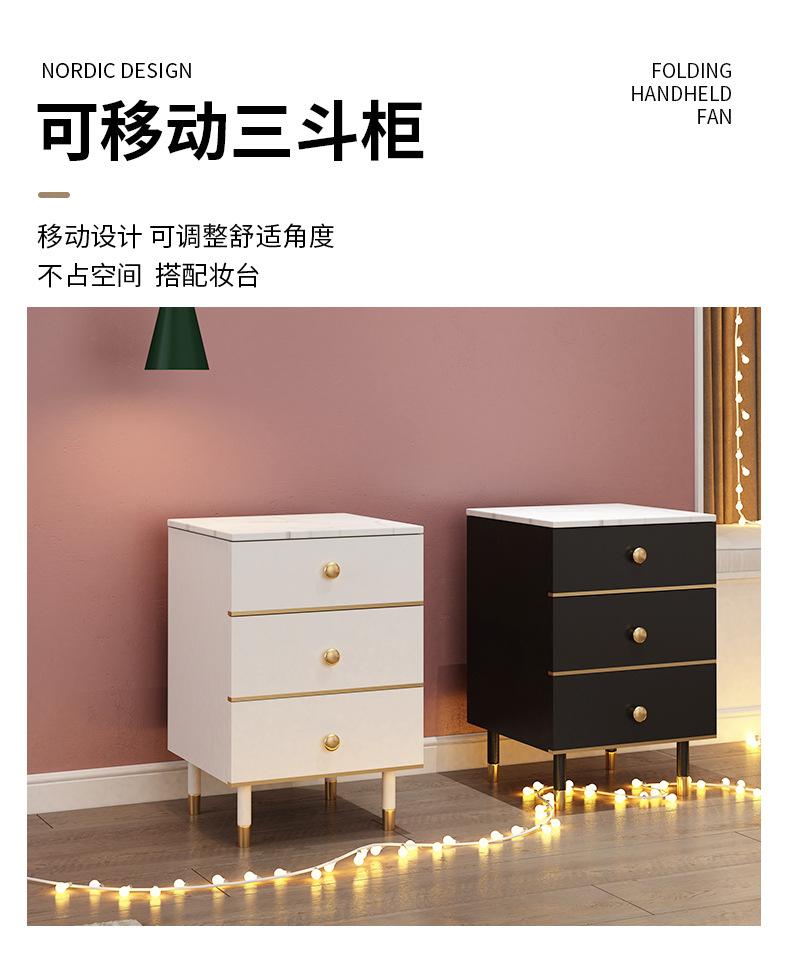 The Nordic Dresser Small Family Model Bedroom Contemporary Contracted with Lamp Light Decoration Lacquer That Bake Makeup Table