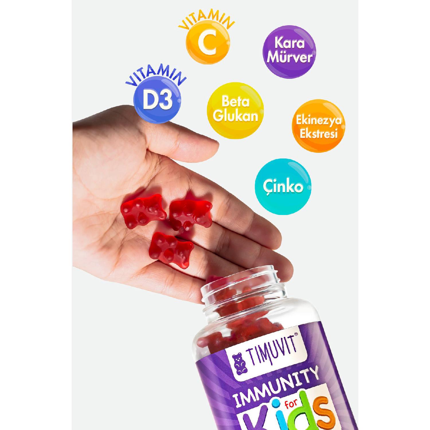 

Immunity For Kids 60 Gummies | Chewable Immune Support For Children